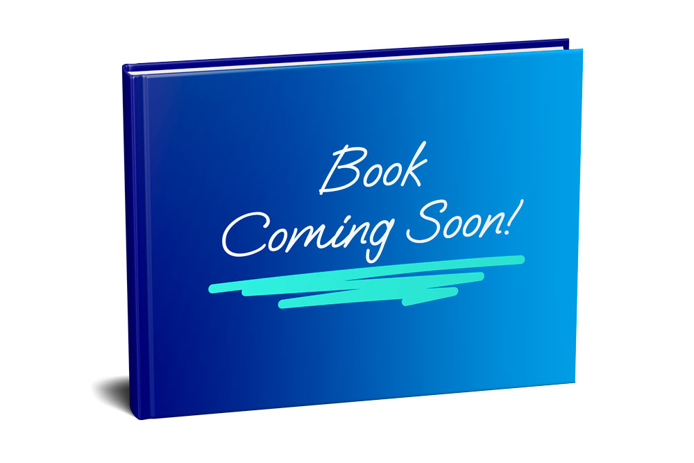 Coming soon book mockup, placeholder image for "Dream this Dream Enormously" book